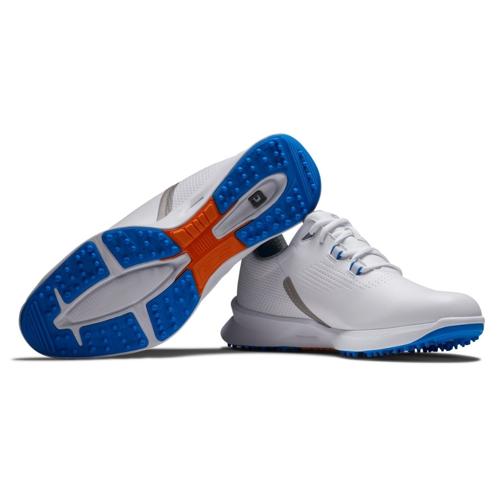 FootJoy Fuel Mens Golf Shoes White/Blue Jay