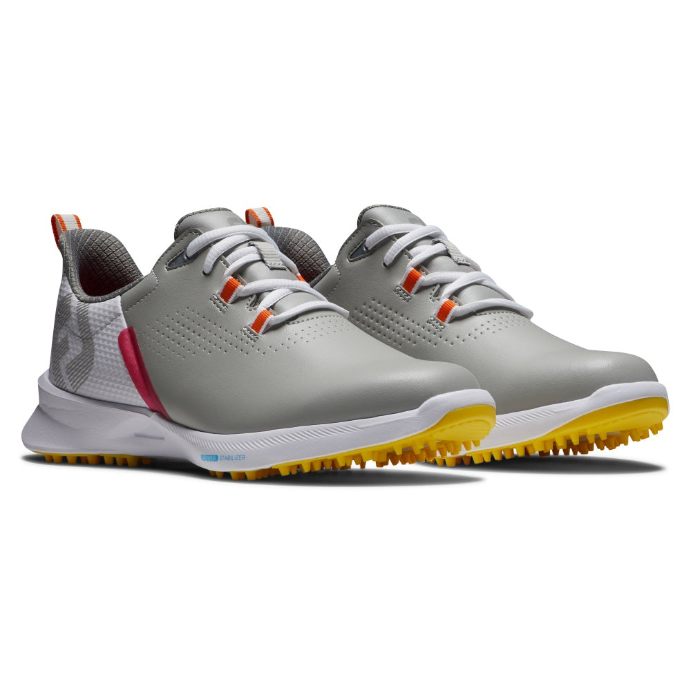 FootJoy Fuel Womens Golf Shoes Grey/White/Yellow