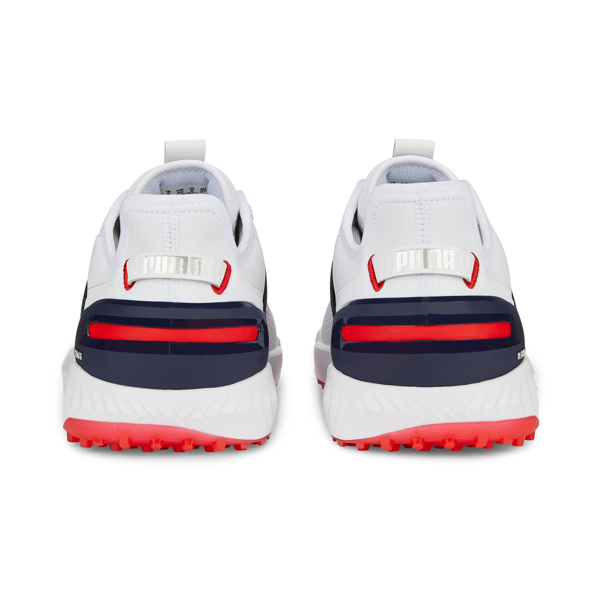 Puma Men&#39;s Ignite Elevate Wide Spikeless Golf Shoes - White/Navy