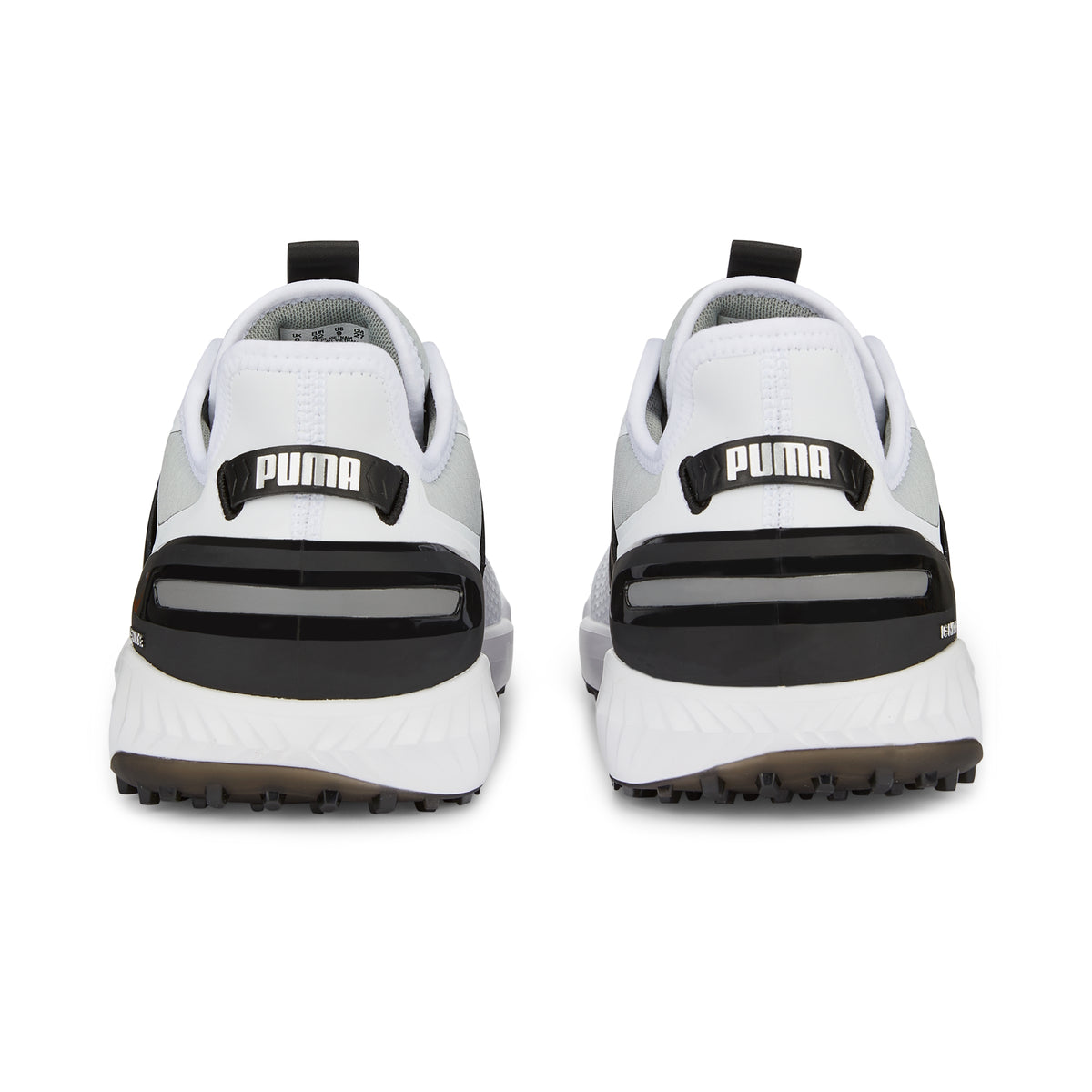 Puma Men&#39;s Ignite Elevate Wide Spikeless Golf Shoes - White/Black
