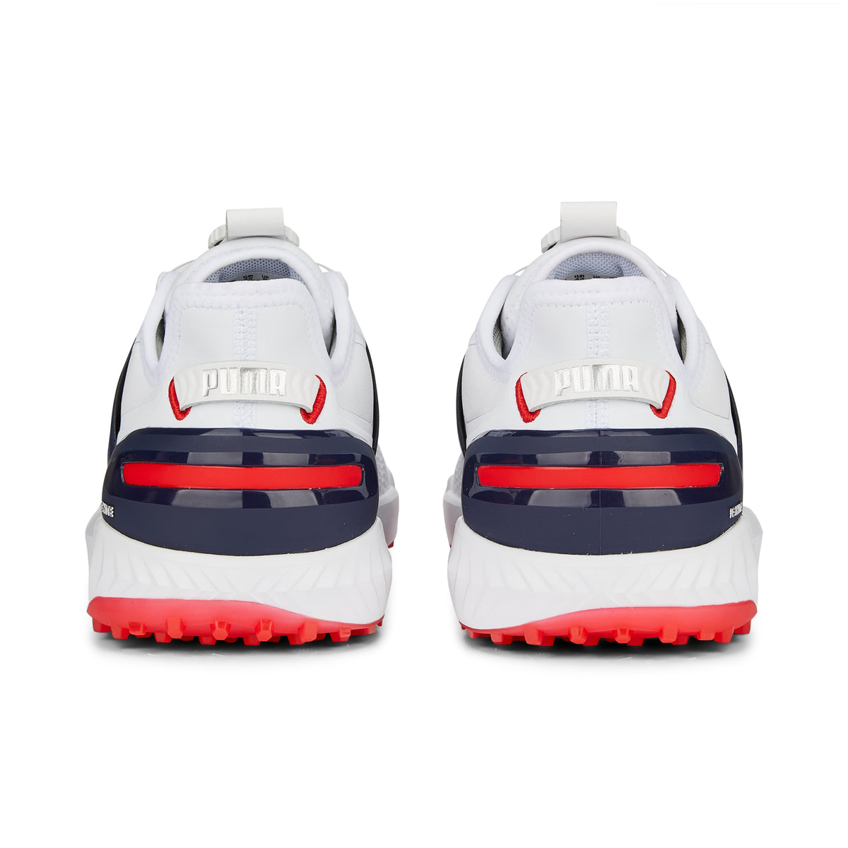 Puma Men&#39;s Ignite Elevate Disc Spikeless Golf Shoes - White/Navy