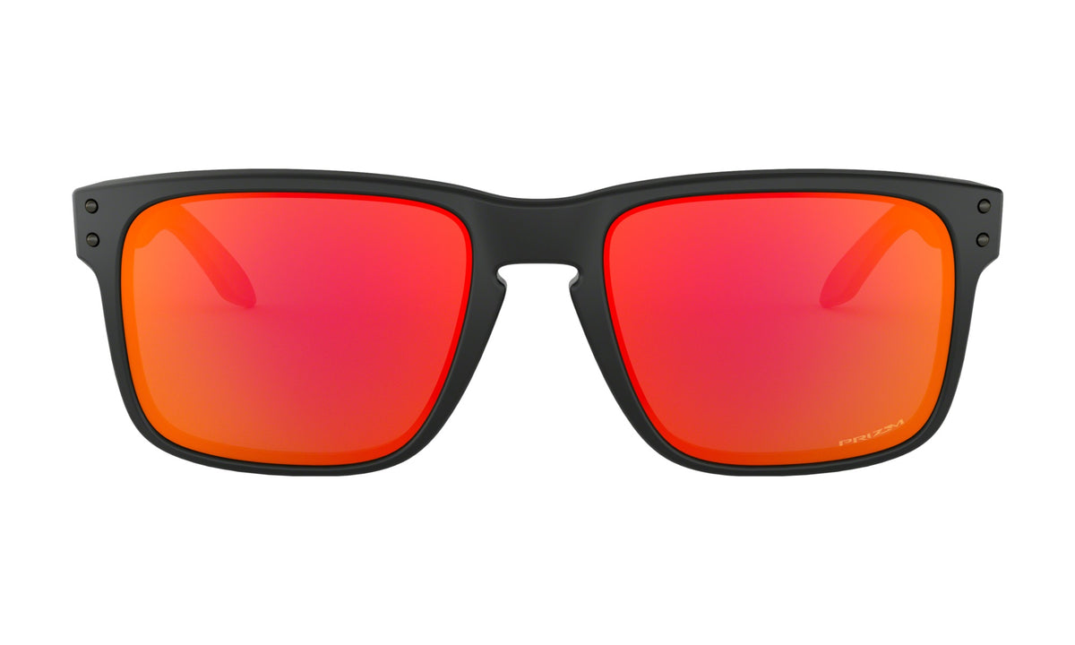 Oakley Holbrook Sunglasses Matte Black Frame Prizm Ruby Lens
