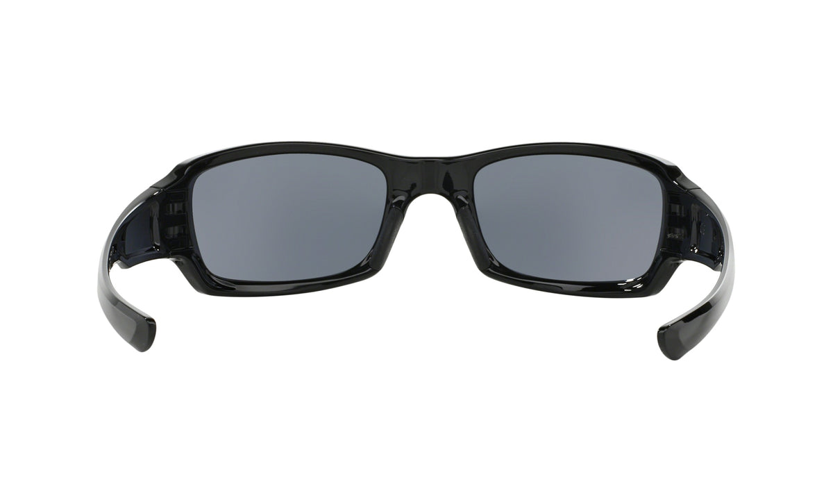 Oakley Fives Squared Sunglasses Polished Black Frame Gray Lens